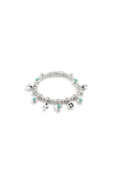 UNODE50 UNODE50 TURQUOISE CHARM BRACELET