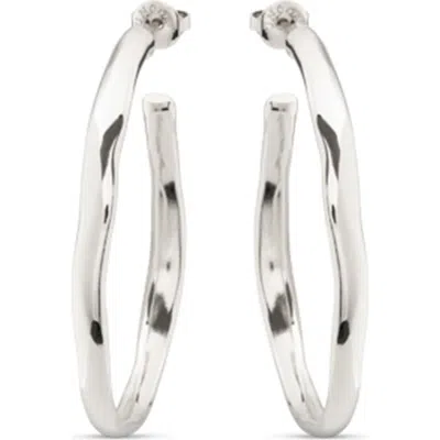 UNODE50 UNODE50 SLEEK OPEN HOOP EARRINGS