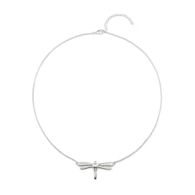 UNODE50 TOPAZ DRAGONFLY PENDANT NECKLACE