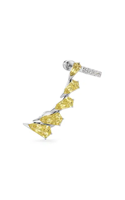 UNSAID PHOENIX WING 18K WHITE GOLD DIAMOND EAR CUFF