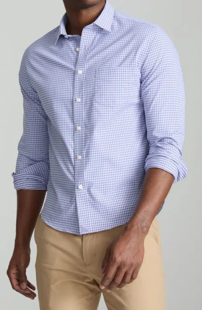 UNTUCKIT UNTUCKIT STARLING CHECK PERFORMANCE BUTTON-UP SHIRT