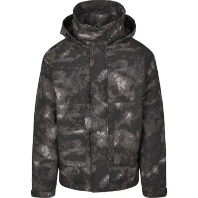 URBAN CLASSICS URBAN CLASSICS MEN MULTIPOCKET WINTER JACKET BLACK/CAMO HERREN WINTERJACKE S-5XL