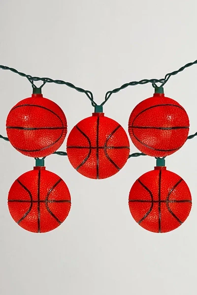 URBAN OUTFITTERS BASKETBALLS 9FT STRING LIGHTS IN BLACK AT URBAN OUTFITTERS