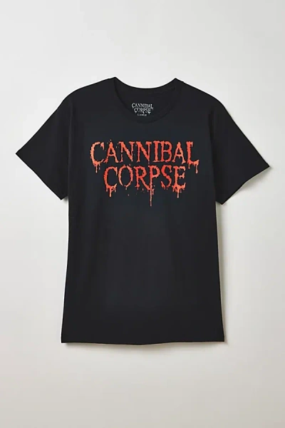 URBAN OUTFITTERS CANNIBAL CORPSE GRAPHIC TEE IN BLACK, MEN'S AT URBAN OUTFITTERS
