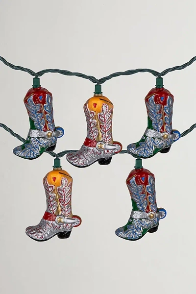 URBAN OUTFITTERS COWBOY BOOT 6FT STRING LIGHTS IN BROWN AT URBAN OUTFITTERS