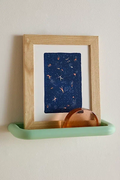 URBAN OUTFITTERS HELO BIRDIE SKY SWIM ART PRINT IN NATURAL WOOD FRAME AT URBAN OUTFITTERS