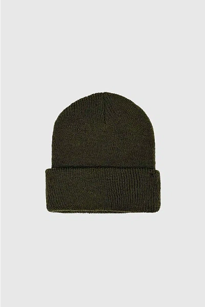 URBAN OUTFITTERS VINTAGE 2000'S DEADSTOCK USN OLIVE WOOL NAVAL WATCH CAP BEANIE IN OLIVE, MEN'S AT URBAN OUTFITTERS