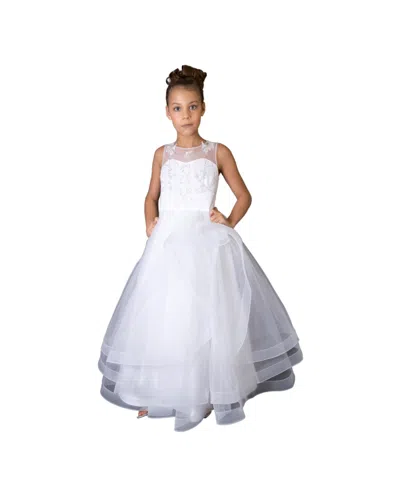 US ANGELS LITTLE AND BIG GIRLS FULL-LENGTH A-LINE DRESS