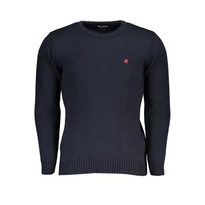U.S. GRAND POLO U.S. GRAND POLO BLUE ACRYLIC MEN'S SWEATER