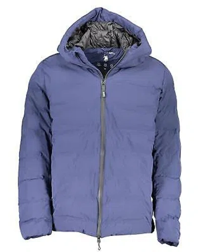 U.S. POLO ASSN U.S. POLO ASSN. BLAUE KAPUZENJACKE MIT REISSVERSCHLUSS UND LOGO - JACKETS -