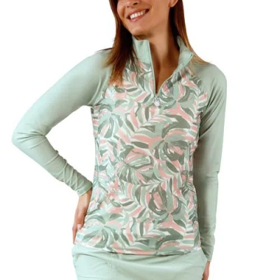 UV SKINZ UV SKINZ LONG SLEEVE QUARTER ZIP SUN & SWIM SHIRT