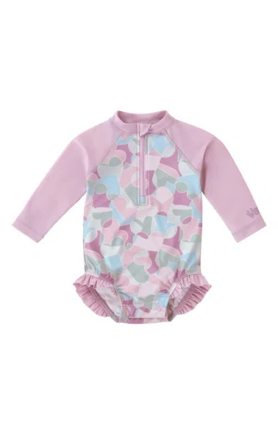 UV SKINZ UV SKINZ LONG SLEEVE RUFFLE LEGGED SWIM SUIT