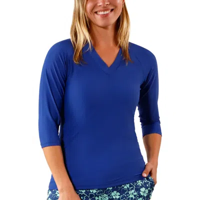 UV SKINZ UV SKINZ V-NECK SUN & SWIM SHIRT