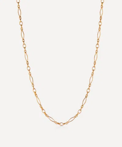 V BY LAURA VANN V BY LAURA VANN 18CT GOLD-PLATED VINTAGE LINK HEAVY CHAIN NECKLACE