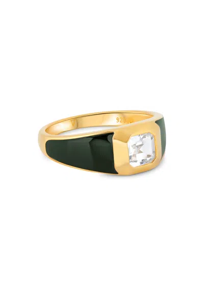 V BY LAURA VANN V BY LAURA VANN SOPHIE 18KT GOLD VERMEIL SIGNET RING