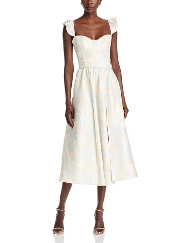 V. CHAPMAN VERA CORSET MIDI DRESS