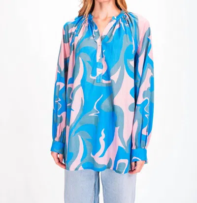 V. DE. VINSTER. SUKKA BLOUSE IN BLUE