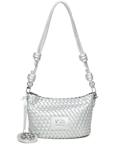 V73 KORNELIA WOVEN-DETAIL SHOULDER BAG
