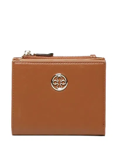 V73 LOGO-PLAQUE WALLET