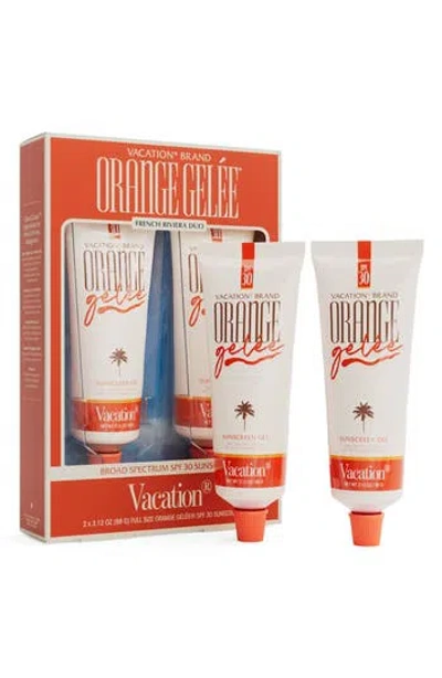 VACATION VACATION FRENCH RIVIERA ORANGE GELÉE SPF 30 SUNSCREEN GEL DUO $46 VALUE