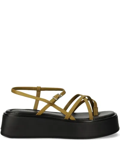 VAGABOND COURTNEY CROSSOVER-STRAP PLATFORM SANDALS