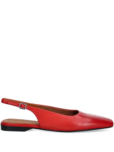 VAGABOND DELIA SLINGBACK SQUARE-TOE BALLET FLATS