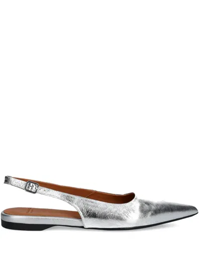 VAGABOND HERMINE SLINGBACK POINTED-TOE BALLET FLATS