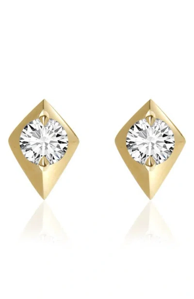 VALANI ATELIER VALANI ATELIER ELEGANCE DIAMOND GEOMETRIC STUD EARRINGS