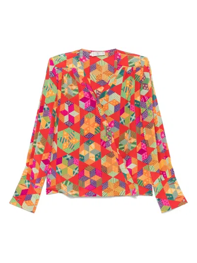 VALENTINO 1980S PRINTED BLOUSE