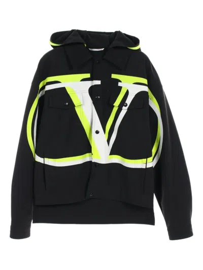 VALENTINO 2000S VLOGO HOODED JACKET