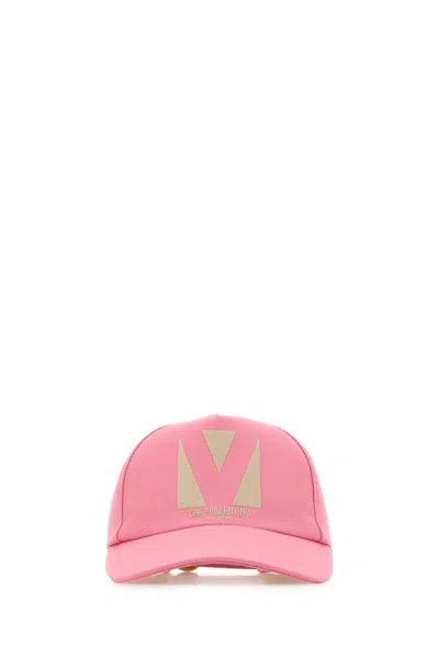VALENTINO GARAVANI VALENTINO GARAVANI PINK COTTON BASEBALL CAP