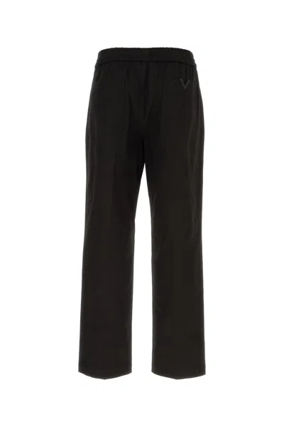 VALENTINO BLACK STRETCH COTTON PANT