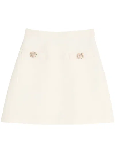 VALENTINO CREPE COUTURE MINI SKIRT