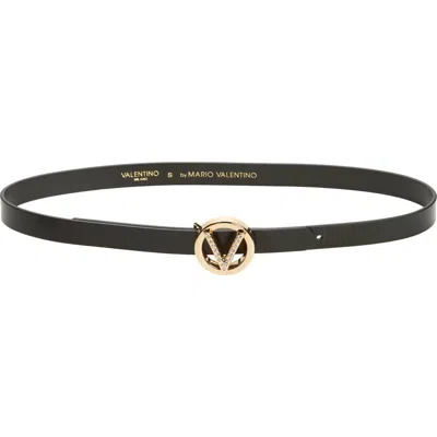 VALENTINO BY MARIO VALENTINO VALENTINO BY MARIO VALENTINO BABY LOGO BUCKLE LEATHER BELT