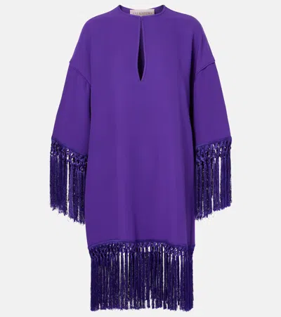 VALENTINO CADY COUTURE FRINGED MINIDRESS
