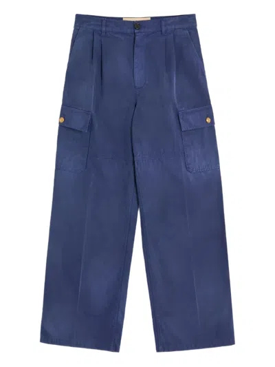 VALENTINO CARGO POCKET WIDE-LEG TROUSERS