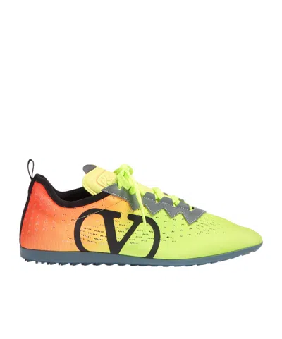 VALENTINO GARAVANI VALENTINO CHROMATHON LACE-UP SNEAKERS
