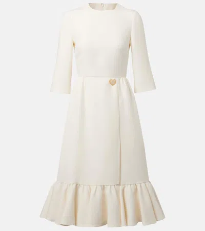 VALENTINO CRÊPE COUTURE MIDI DRESS