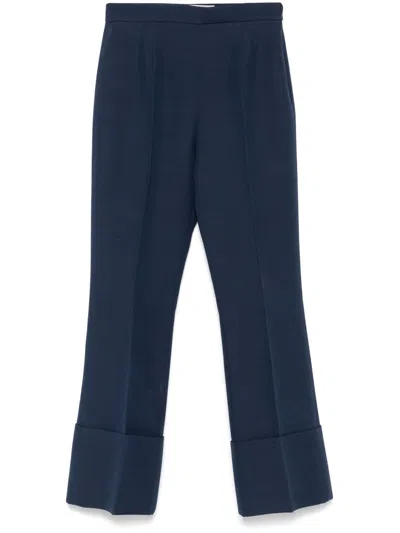 VALENTINO CREPE COUTURE TROUSERS