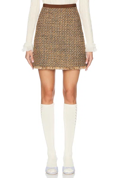 VALENTINO FANTASY TWEED SKIRT