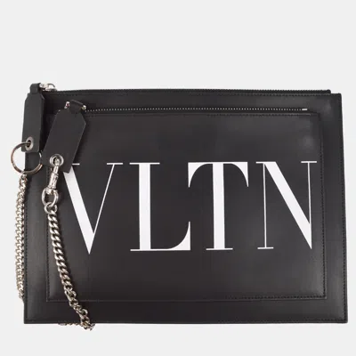 VALENTINO GARAVANI GARAVANI BLACK CLUTCH BAG