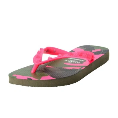 VALENTINO GARAVANI VALENTINO GARAVANI BY HAVAIANAS HERREN ROCKSTUD PINK TARNUNG ZEHENTRENNER SCHUHE
