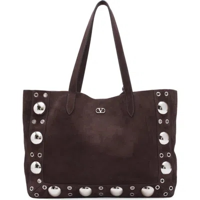 VALENTINO GARAVANI VALENTINO GARAVANI NELLCÔTE STUD SUEDE TOTE