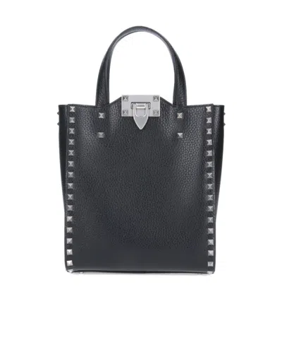 VALENTINO GARAVANI VALENTINO GARAVANI ROCKSTUD TOP HANDLE BAG