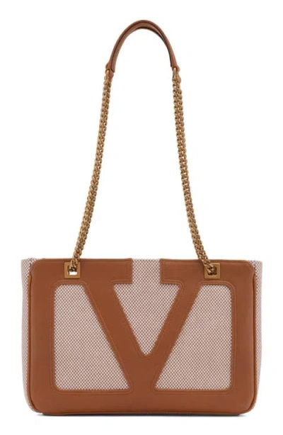 VALENTINO GARAVANI VALENTINO GARAVANI SMALL VIVA SUPERSTAR CANVAS TOTE