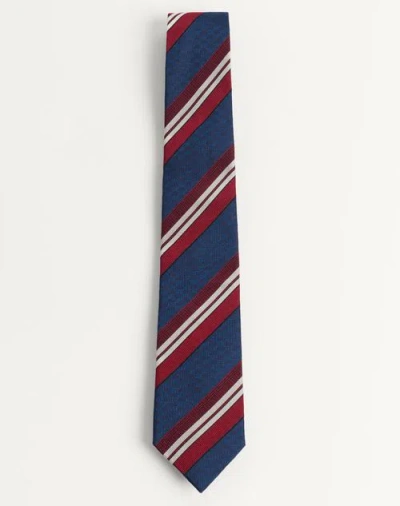 VALENTINO GARAVANI VALENTINO GARAVANI VALENTIE STRIPED SILK TIE
