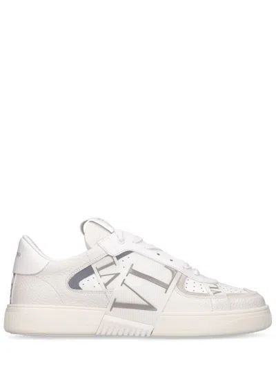 VALENTINO GARAVANI VALENTINO GARAVANI VL7N MEN'S WHITE LEATHER SNEAKERS