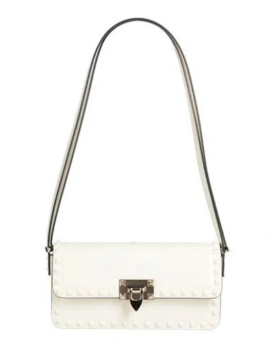 VALENTINO GARAVANI VALENTINO GARAVANI WOMAN SHOULDER BAG CREAM SIZE - LEATHER