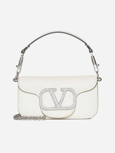 VALENTINO GARAVANI LOCO' LEATHER SMALL SHOULDER BAG