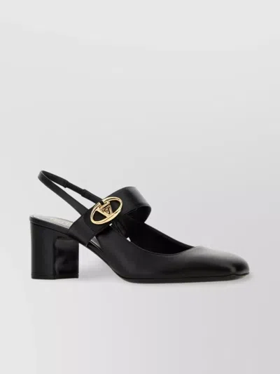 VALENTINO GARAVANI LEATHER VLOGO LOCKER PUMPS